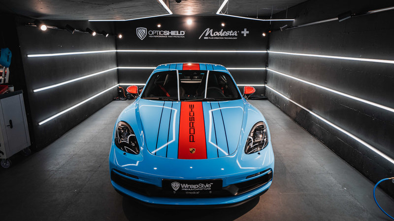 Porsche Cayman - Martini Stripes Wrap - img 5 small