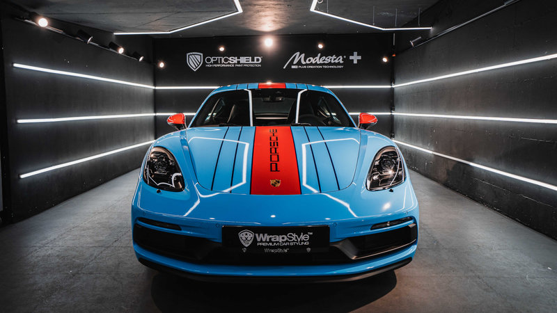 Porsche Cayman - Martini Stripes Wrap - img 6 small