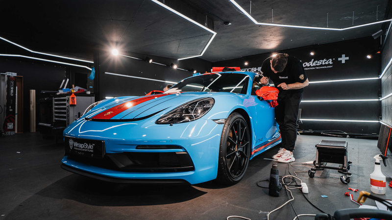 Porsche Cayman - Martini Stripes Wrap - img 12 small