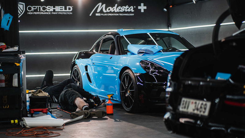 Porsche Cayman - Martini Stripes Wrap - img 14 small