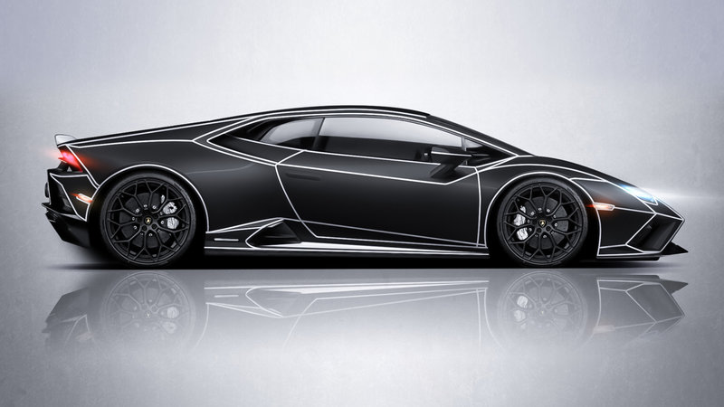 Lamborghini Huracan EVO - Tron Design