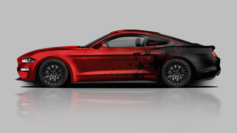 Ford Mustang - Stars Design