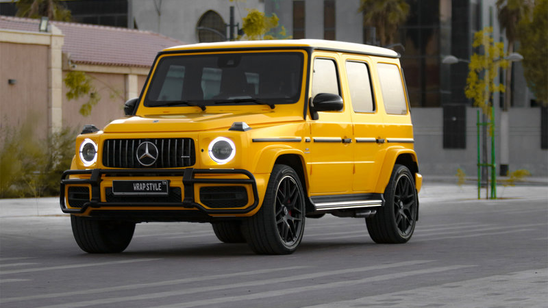 Mercedes-AMG G 63 - Yellow Wrap - img 1 small