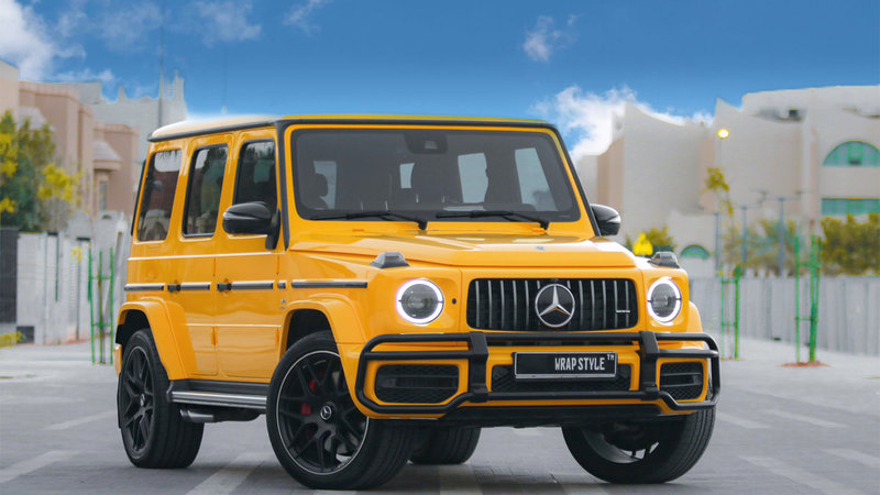 Mercedes-AMG G 63 - Yellow Wrap - img 2 small