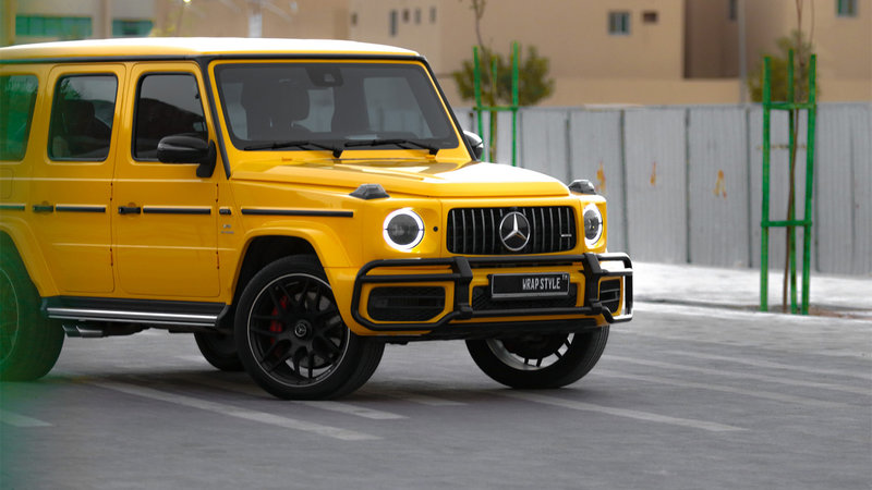 Mercedes-AMG G 63 - Yellow Wrap - img 3 small