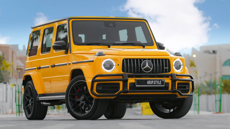 Mercedes-AMG G 63 - Yellow Wrap - img 5 small