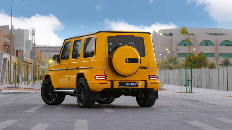 Mercedes-AMG G 63 - Yellow Wrap - img 6 small