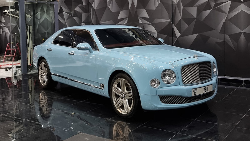 Bentley Mulsanne - Sky Blue Wrap - cover small