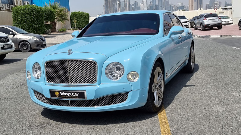 Bentley Mulsanne - Sky Blue Wrap - img 2 small