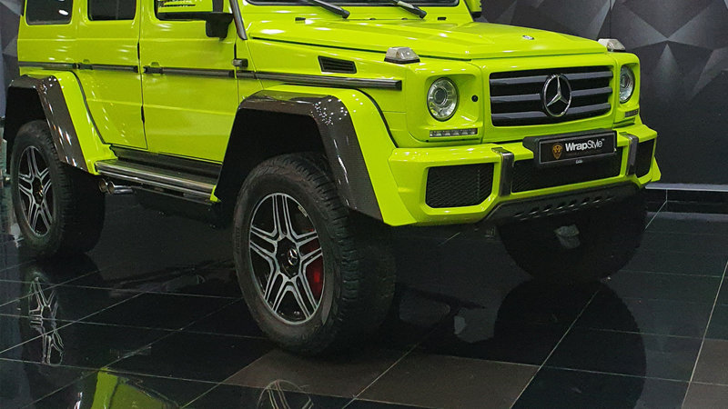Mercedes-Benz G63 AMG - Lime Green Wrap - img 1 small