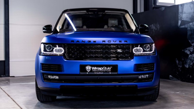 Range Rover Vogue - Blue Chrom Satin Wrap - img 2 small