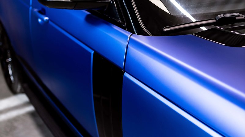 Range Rover Vogue - Blue Chrom Satin Wrap - img 5 small