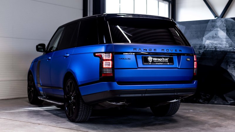 Range Rover Vogue - Blue Chrom Satin Wrap - img 8 small