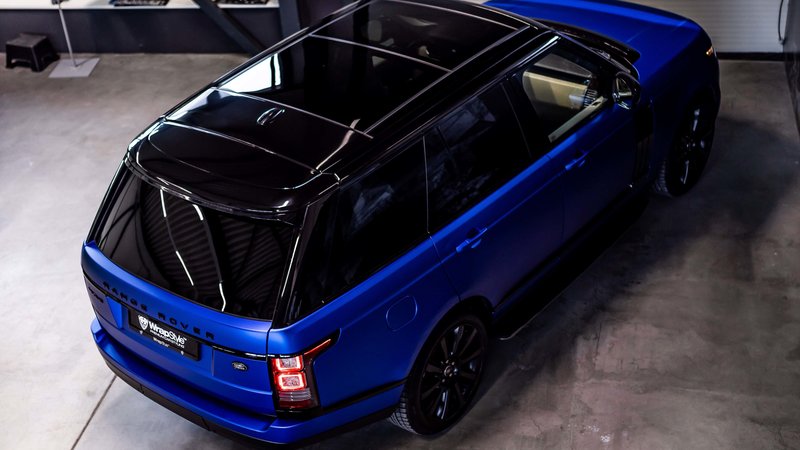 Range Rover Vogue - Blue Chrom Satin Wrap - img 9 small