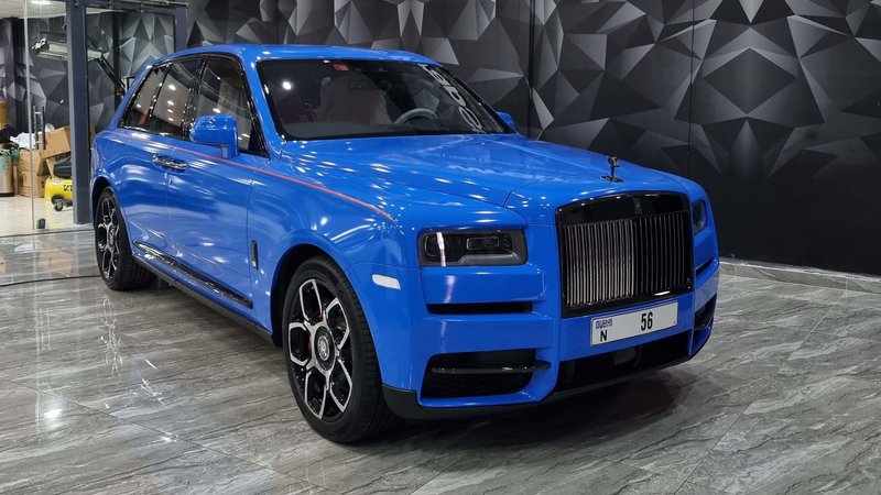 Rolls-Royce Cullinan - Light Blue Wrap - cover small