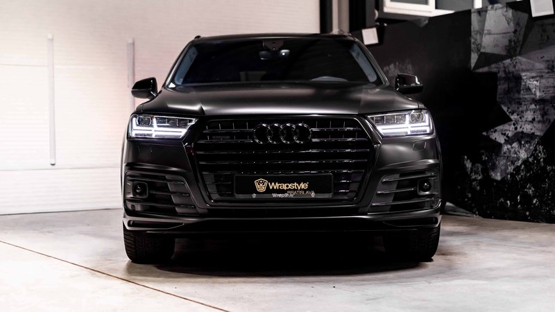 Audi Q7 - Satin Black Wrap - img 2 small