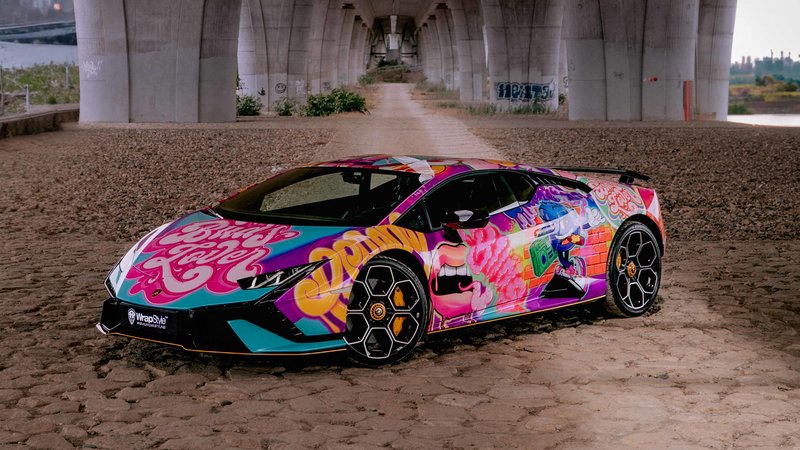 Lamborghini Huracan Tecnica - Pop Art Wrap - 1