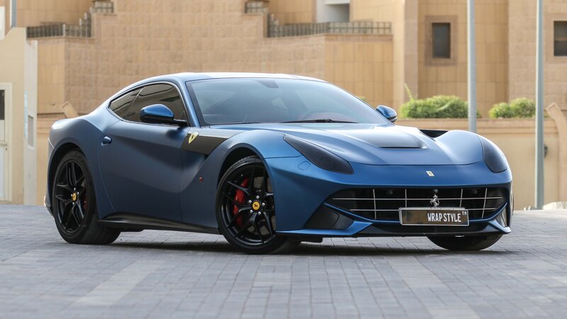 Ferrari F12 Berlinetta - Blue Matte Wrap