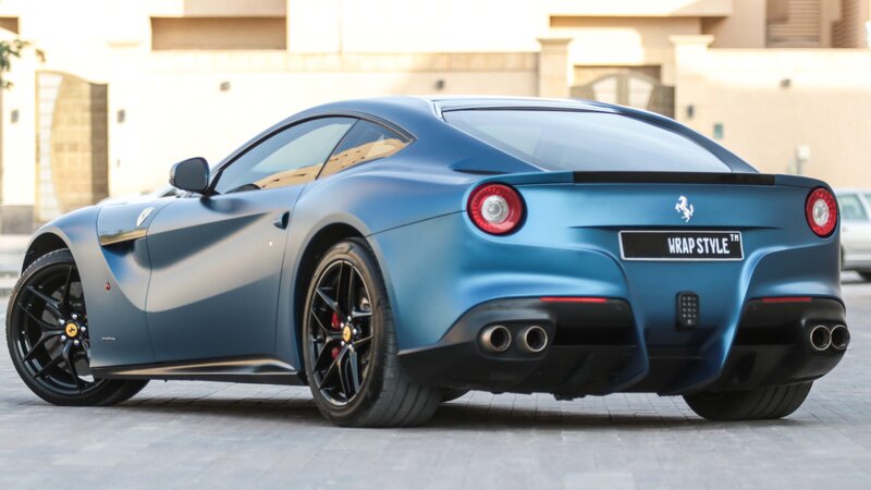 Ferrari F12 Berlinetta - Blue Matte Wrap - img 1 small