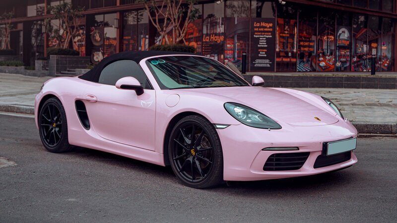 Porsche 718 Boxster - Pink Wrap