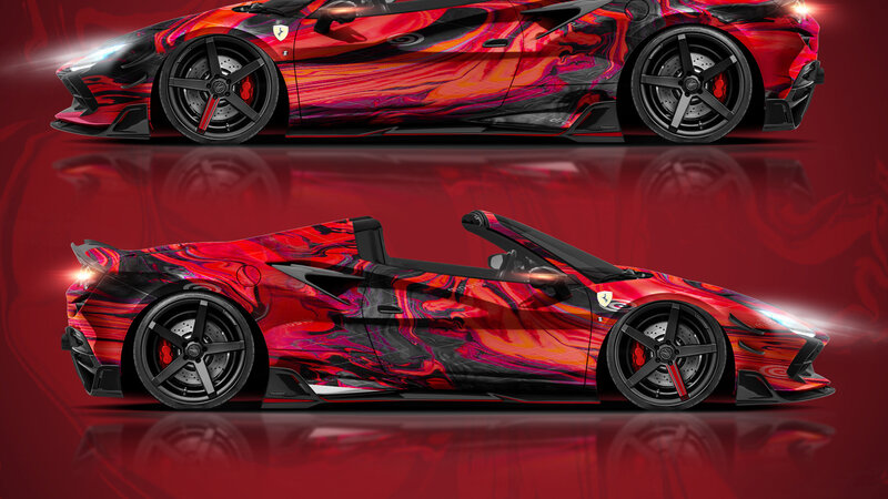 Ferrari F8 Spider - Abstract Design - img 1 small