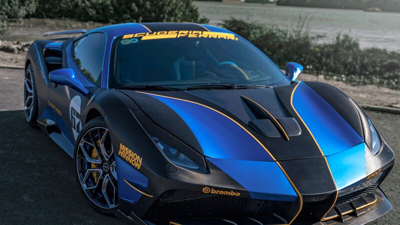 Ferrari 488 - Racing Blue Wrap - img 13 small