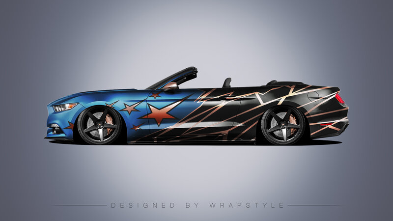Ford Mustang Cabrio - Stars Design