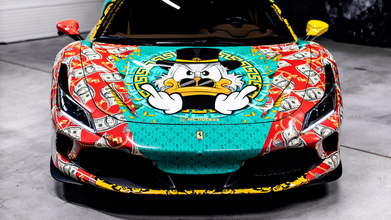 Ferrari F8 Tributo - McDuck Wrap - img 2 small