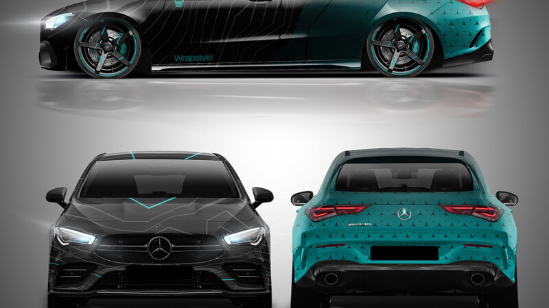 Mercedes-Benz CLA 35 - Mercedes Gradient Design - img 1 small