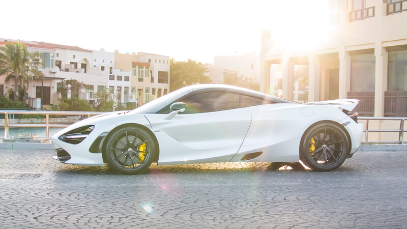 McLaren 720S - Satin Pearl White Wrap