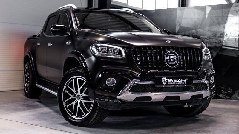Mercedes-Benz X-Class - Black Satin Wrap