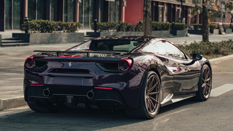 Ferrari 488 - Midnight Purple Wrap - img 5 small