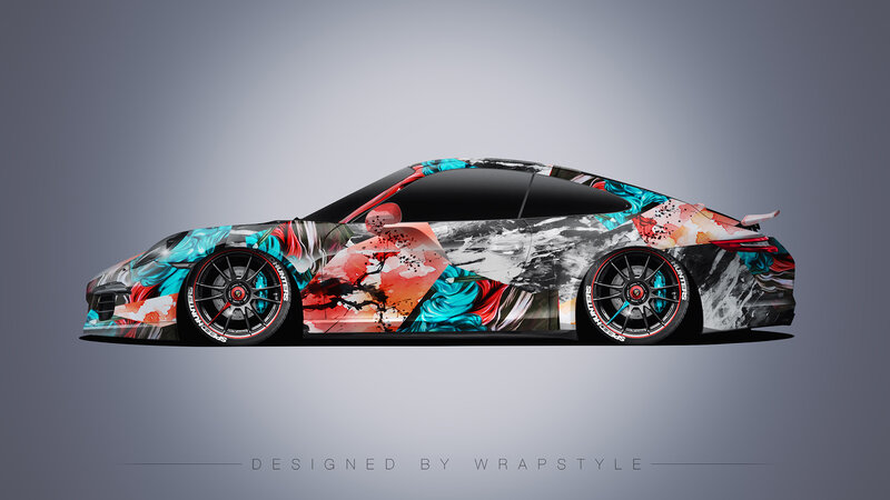 Porsche Carrera 911 - Abstract Design