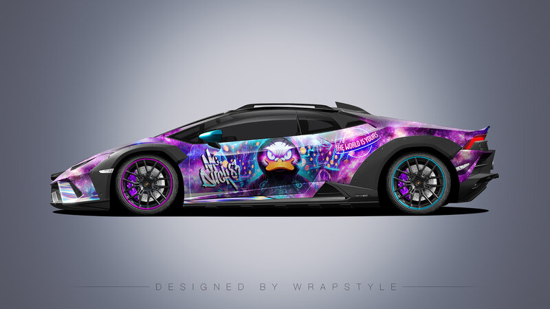 Lamborghini Huracan Sterrato -  Cosmic McDuck Design