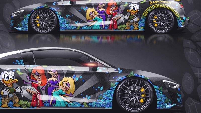 Audi R8 - Baby McDuck Party Design - img 1 small