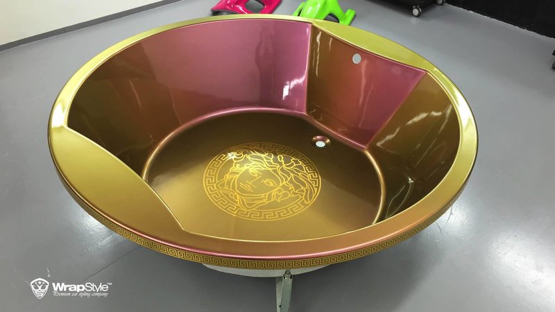 Bath - Versace Gold wrap