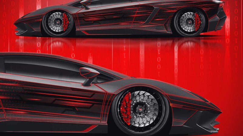 Lamborghini Aventador SV - Tron Design - img 1 small