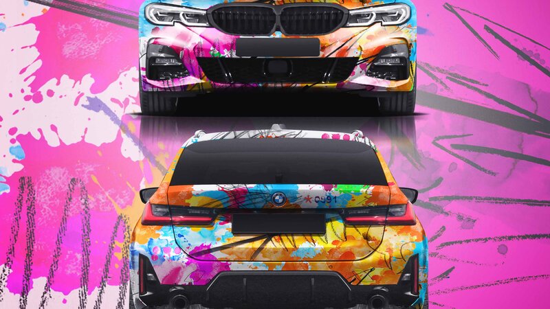 BMW 3 G21 - Color Splash Design - img 8 small