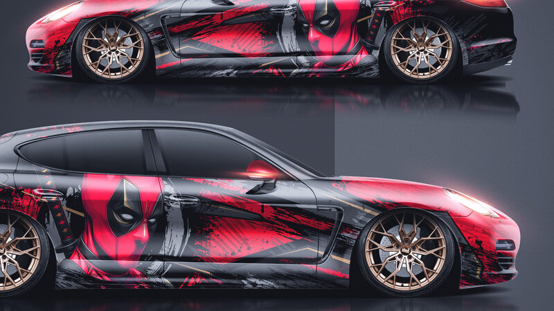 Porsche Panamera 4S - Deadpool Design - img 3 small