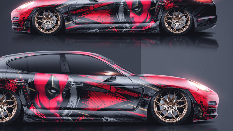 Porsche Panamera 4S - Deadpool Design - img 4 small