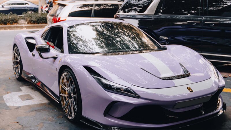 Ferrari F8 Spider - Purple Wrap - img 3 small