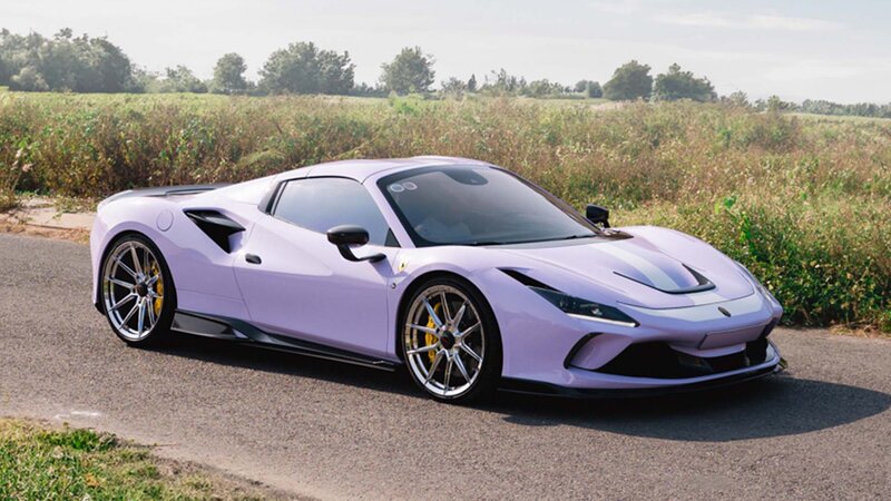 Ferrari F8 Spider - Purple Wrap - img 5 small