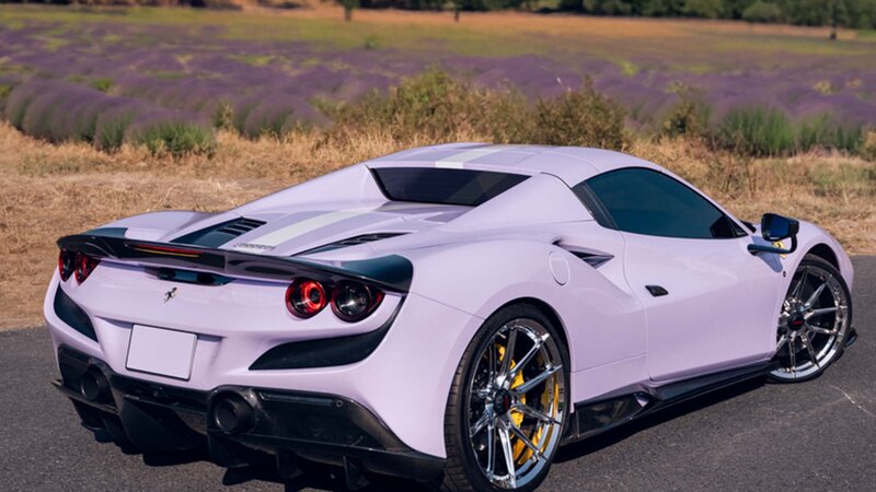 Ferrari F8 Spider - Purple Wrap - img 7 small