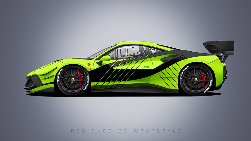 Ferrari 488 Challenge Evo - Racing Design