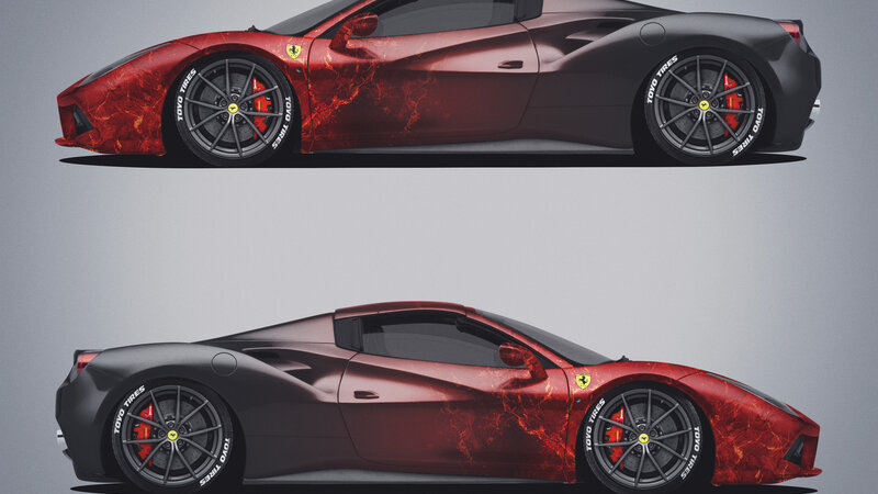 Ferrari 488 Spider - Gradient Design - img 4 small