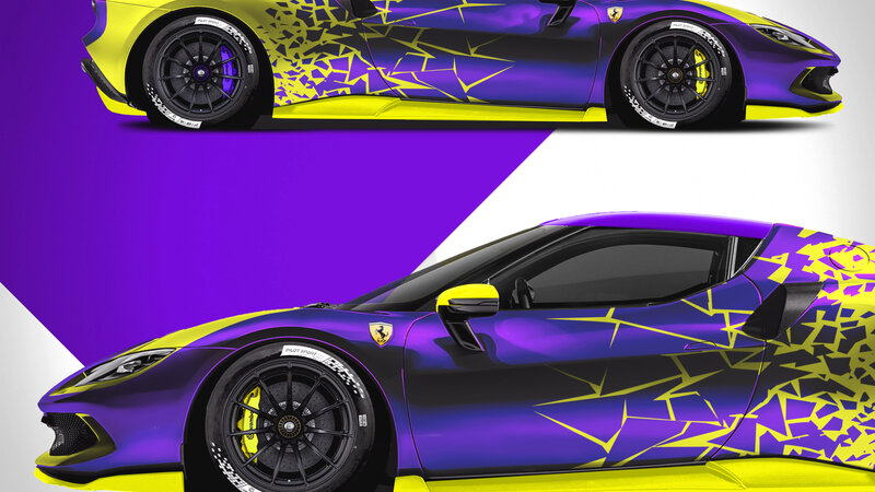 Ferrari 296 Challenge - Cracked Design - img 1 small