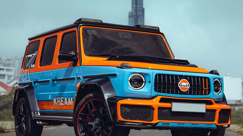 Mercedes-Benz G63 - Gulf Racing Wrap - img 8 small