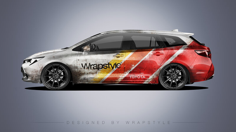 Toyota Corolla - Dirty Wrapstyle Design