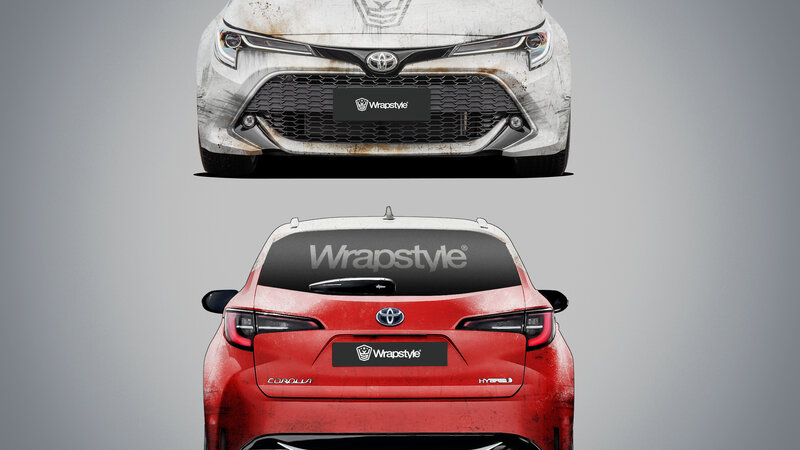 Toyota Corolla - Dirty Wrapstyle Design - img 2 small