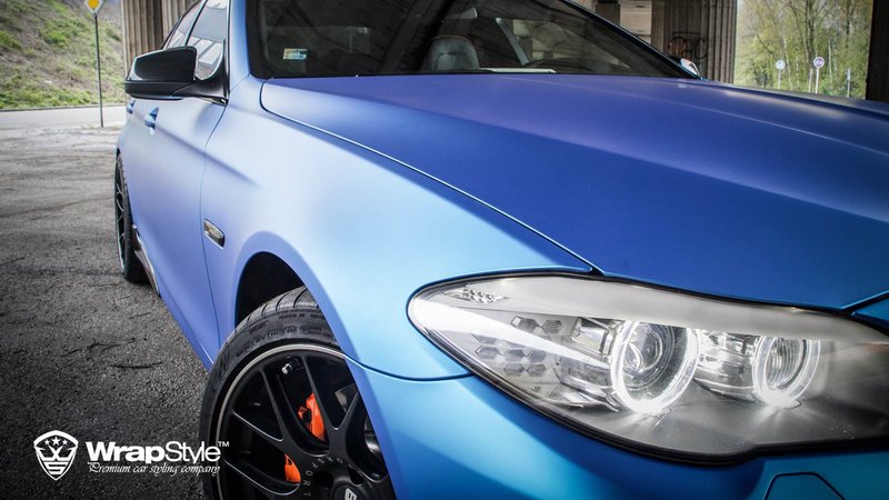 BMW M5 ACS - Blue Aluminium Matt wrap - img 3 small